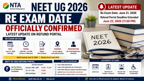 NEET 2026 Re Exam Date