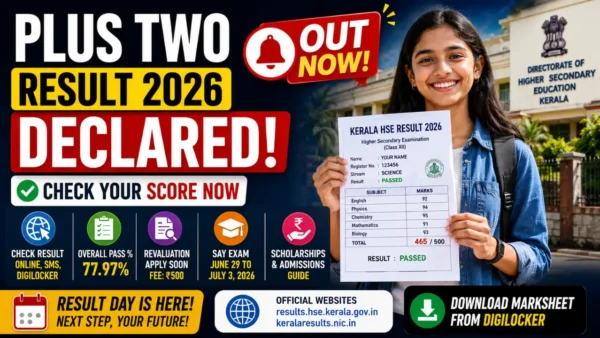 Plus Two Result 2026